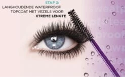 L'Oréal Paris False Lash Xfiber Xtreme Resist Mascara - Zwart - Waterproof -Mooi Leven 1200x745