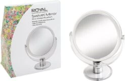 Royal Draaibare Make-Up Spiegel (10 X Vergroting) -Mooi Leven 1200x777