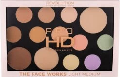 Makeup Revolution HD Pro Palette The Works - Light/Medium 9 Makeup Revolution HD Pro Palette The Works - Light/Medium -Mooi Leven 1200x778