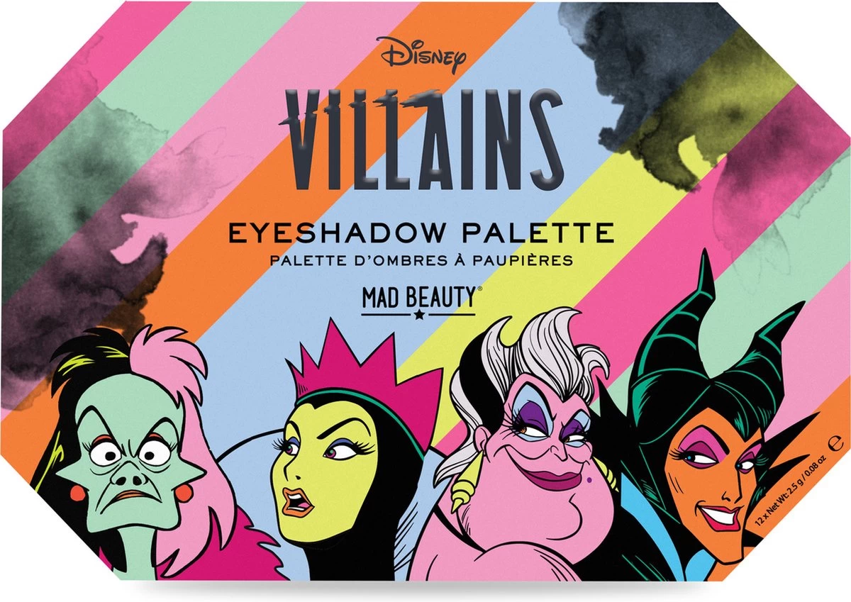 Mad Beauty X Disney - POP Villains Eye Shadow Palette - Oogschaduw Palette 3 Mad Beauty X Disney - POP Villains Eye Shadow Palette - Oogschaduw Palette