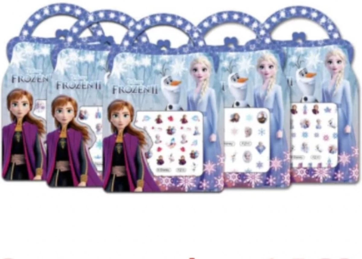 Merkloos Disney Frozen Nagelstickers - Nagellak Voor Kinderen - Kindernagels - Nagel Versiering Voor Kids - Meisjes Make-up & Prinses - DIY Nagels Kind - Thema: Frozen / Elsa & Anna 4 Merkloos Disney Frozen Nagelstickers - Nagellak Voor Kinderen - Kindernagels - Nagel Versiering Voor Kids - Meisjes Make-up & Prinses - DIY Nagels Kind - Thema: Frozen / Elsa & Anna - Afbeelding 2