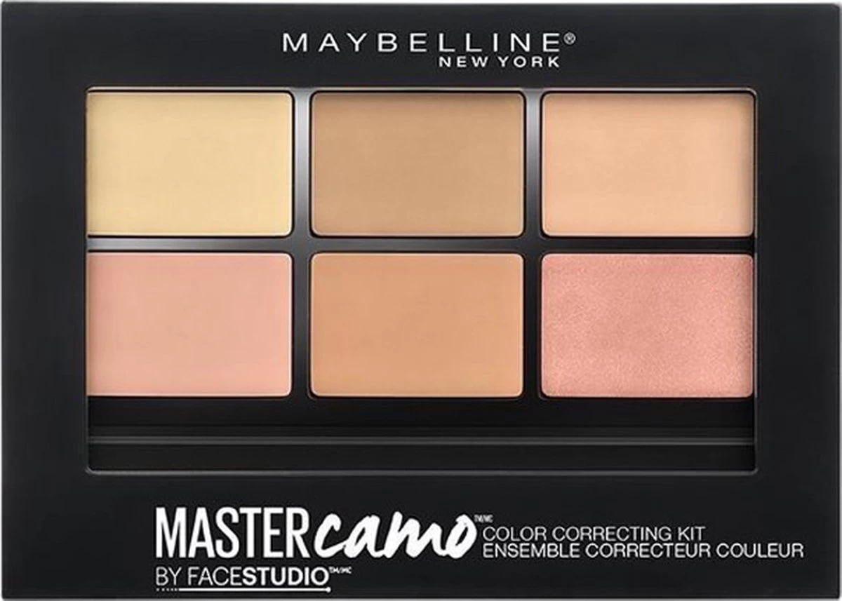 Maybelline - Master Camo Palette - 2 Medium - Concealer Palette 3 Maybelline - Master Camo Palette - 2 Medium - Concealer Palette