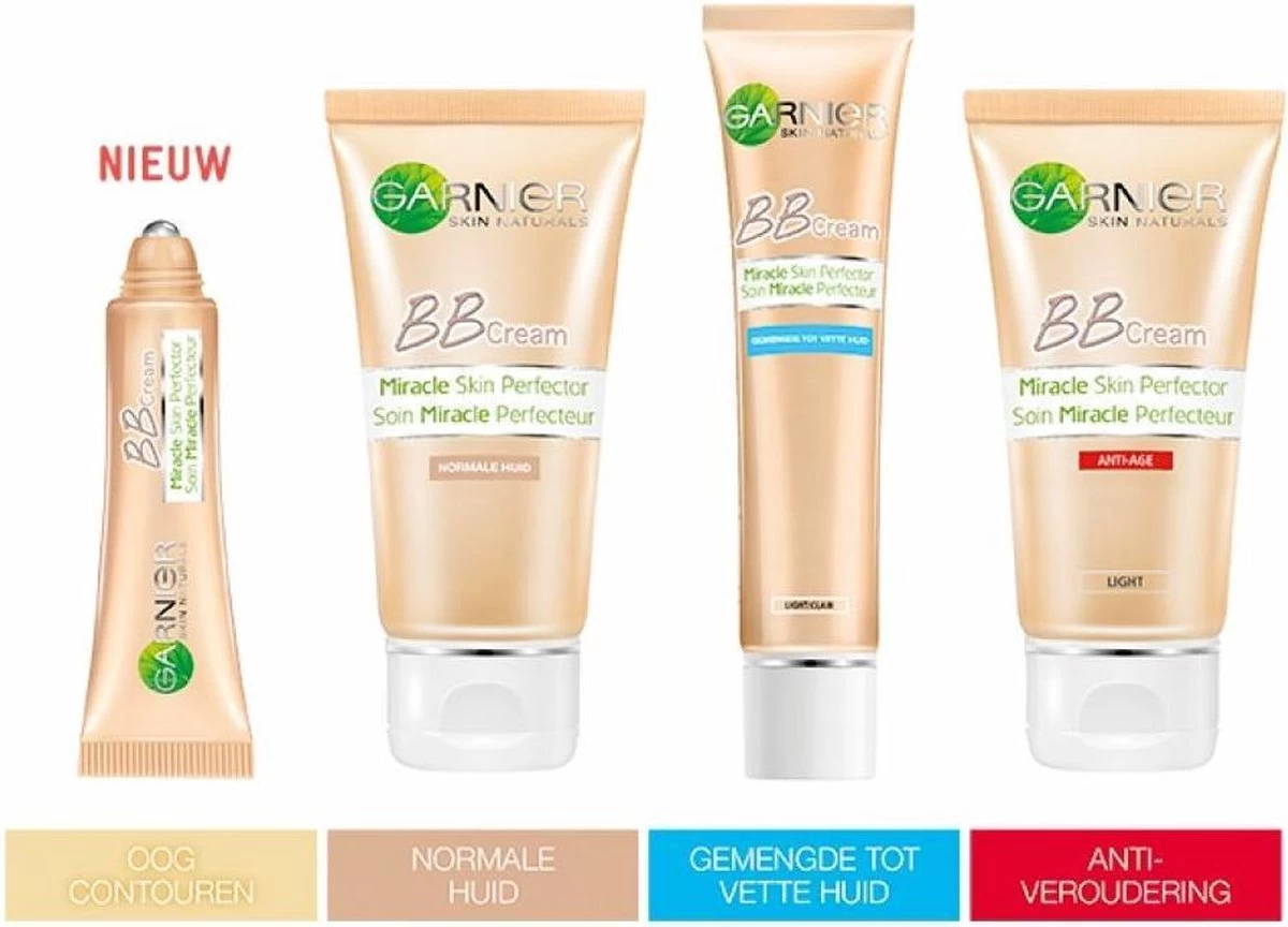 Garnier Skin Naturals BB Cream Anti Aging - 50 Ml - Light 6 Garnier Skin Naturals BB Cream Anti Aging - 50 Ml - Light - Afbeelding 4