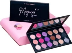 By Dash Beauty - Magical Glam Oogschaduw Palette - 18 Pan Oogschaduw Palette - 11 Matte Kleuren 7 Shimmer - Veganistisch En Dierproefvrij