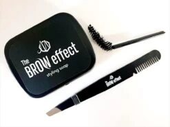 The Brow Effect Set - Wenkbrauwgel En Pincet - Soap Brow - Brow Soap - Waterproof - Brow Gel - Browsoap - Soapbrow - Instagram Brows