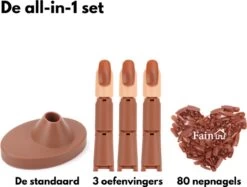 Oefenhand Voor Nagels – Nail Trainer Vinger – All-in-1 Set – Incl. 80 Kunstnagels – Nail Art – Nagel Set – Nail Trainer Hand -Mooi Leven 1200x907 1