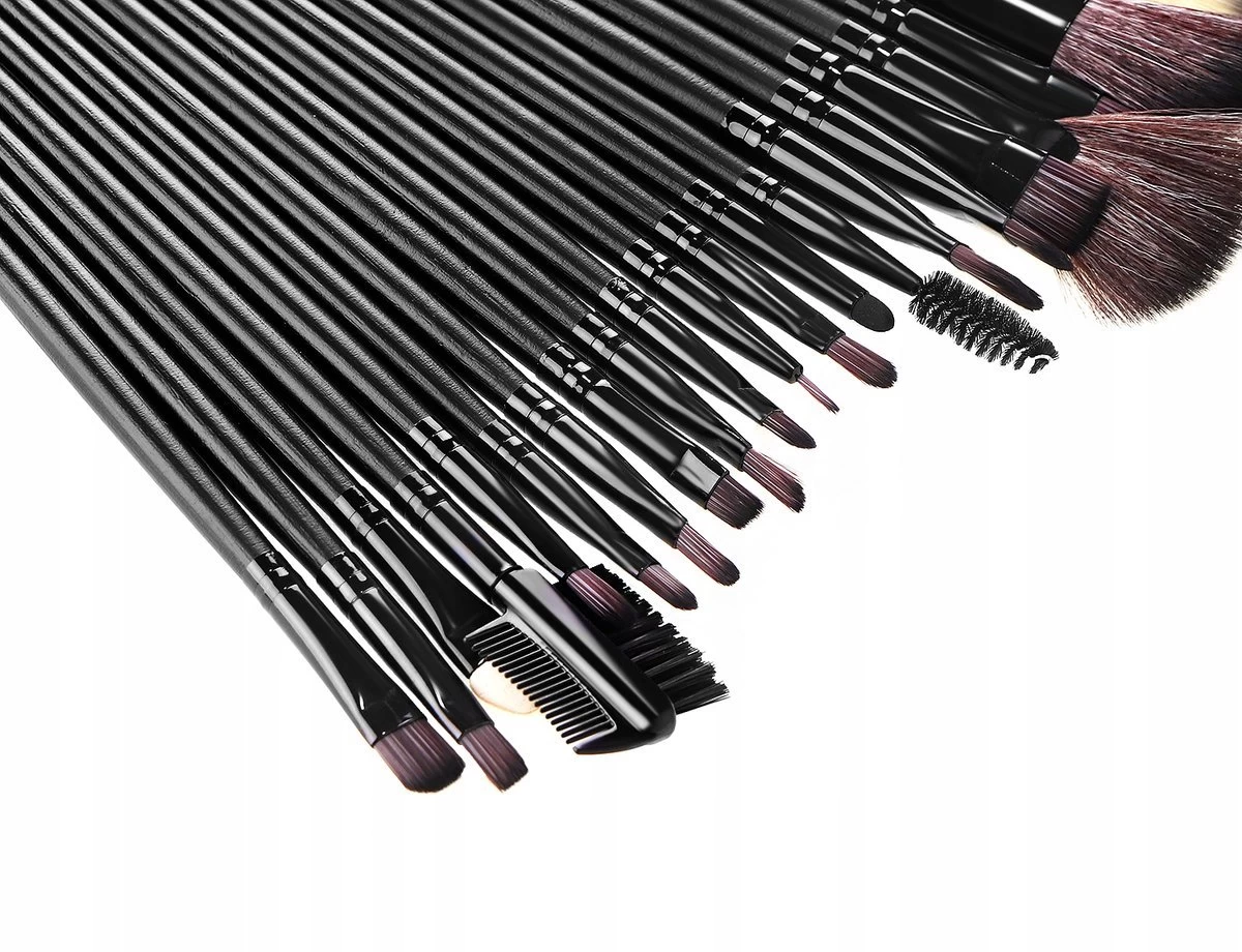 Professionele 24-Delige Make-Up Kwastenset - Cosmetica Visagie Makeup Kwasten Set - Mascara/Oogschaduw/Concealer/Foundation/Blush/Eyeliner/Highlighter/Poederkwast Beauty Brush - Contourkwast Make Up Brushes Borstels Penselen - Met Luxe Opberg Etui 9 Professionele 24-Delige Make-Up Kwastenset - Cosmetica Visagie Makeup Kwasten Set - Mascara/Oogschaduw/Concealer/Foundation/Blush/Eyeliner/Highlighter/Poederkwast Beauty Brush - Contourkwast Make Up Brushes Borstels Penselen - Met Luxe Opberg Etui - Afbeelding 7