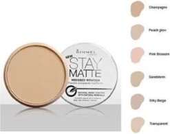 Rimmel London Stay Matte Pressed Powder - 001 Transparent - Powder -Mooi Leven 1200x949