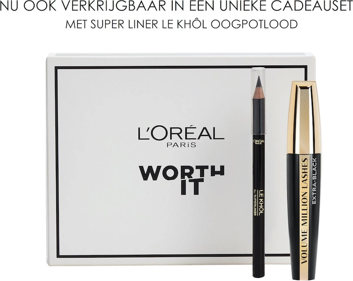 L’Oréal Paris Volume Million Lashes - 01 Extra Zwart - Volume Mascara - 10.7 Ml 9 L’Oréal Paris Volume Million Lashes - 01 Extra Zwart - Volume Mascara - 10.7 Ml - Afbeelding 7
