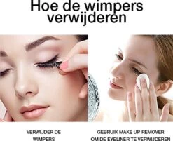Merkloos Magnetische Wimpers - Open Oog - Magnetische Nep Wimpers Met 2 Magnetic Eyeliners En Applicator - Valse Wimpers - Magnetic Lashes - Magnetische Wimpers Set -Mooi Leven 1200x976