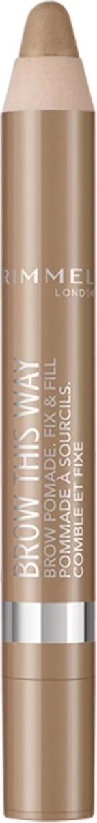 Rimmel London Rimmel Brow Pomade Wenkbrauwpotlood - Blonde 4 Rimmel London Rimmel Brow Pomade Wenkbrauwpotlood - Blonde - Afbeelding 2