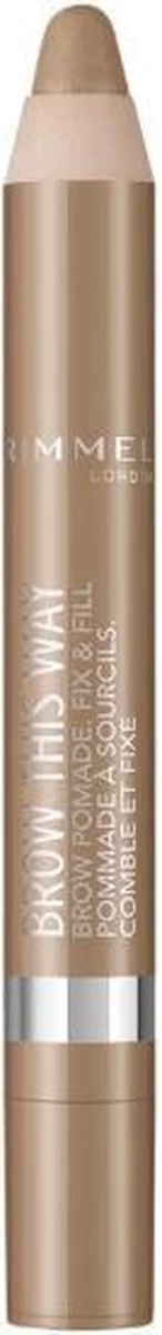 Rimmel London Rimmel Brow Pomade Wenkbrauwpotlood - Blonde 8 Rimmel London Rimmel Brow Pomade Wenkbrauwpotlood - Blonde - Afbeelding 6