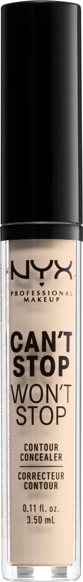NYX Professional Makeup - Can't Stop Won't Stop Concealer - Fair 3 NYX Professional Makeup - Can't Stop Won't Stop Concealer - Fair