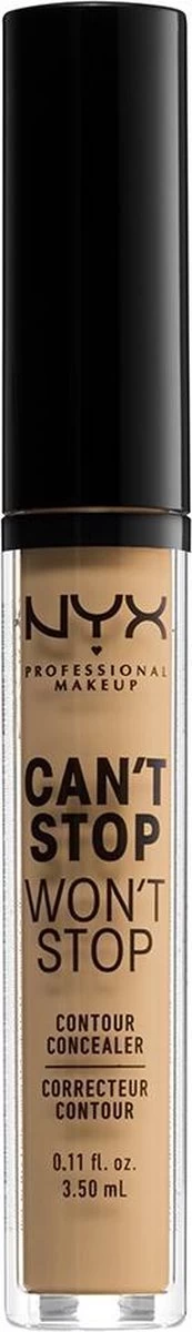 NYX Professional Makeup - Can't Stop Won't Stop Concealer - Beige 3 NYX Professional Makeup - Can't Stop Won't Stop Concealer - Beige