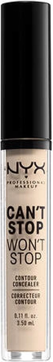 NYX Professional Makeup - Can't Stop Won't Stop Concealer - Fair 5 NYX Professional Makeup - Can't Stop Won't Stop Concealer - Fair - Afbeelding 3