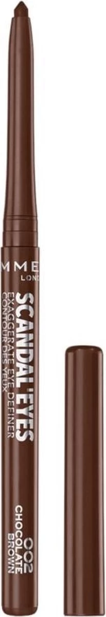 Rimmel London Exaggerate Full Colour Eye Definer Oogpotlood - 002 Chocolate 8 Rimmel London Exaggerate Full Colour Eye Definer Oogpotlood - 002 Chocolate - Afbeelding 6