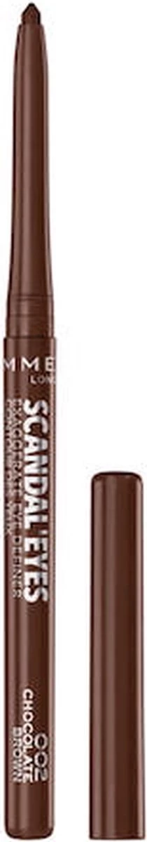 Rimmel London Exaggerate Full Colour Eye Definer Oogpotlood - 002 Chocolate 12 Rimmel London Exaggerate Full Colour Eye Definer Oogpotlood - 002 Chocolate - Afbeelding 10