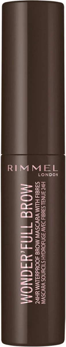 Rimmel London Wonder'full 24 Hour Brow Mascara - Wenkbrauwgel - 003 Dark Brown