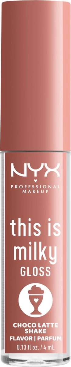 NYX Professional Makeup This Is Milky Gloss - TIMG19 Choco Latte Shake - Lipgloss - 4 Ml