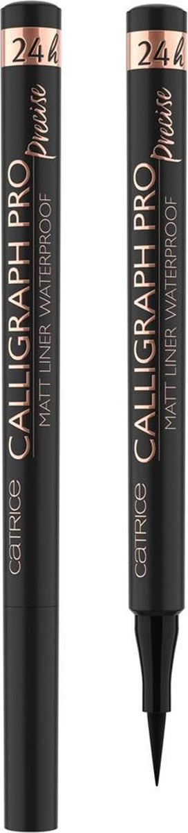 Catrice - Calligraph Pro Precise 24H Matt Liner Waterproof Liner Is An Eyelid 010 Intense Black 1.2Ml 4 Catrice - Calligraph Pro Precise 24H Matt Liner Waterproof Liner Is An Eyelid 010 Intense Black 1.2Ml - Afbeelding 2