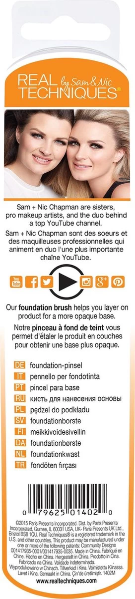Real Techniques Foundation Brush - Make-up Kwast 5 Real Techniques Foundation Brush - Make-up Kwast - Afbeelding 3