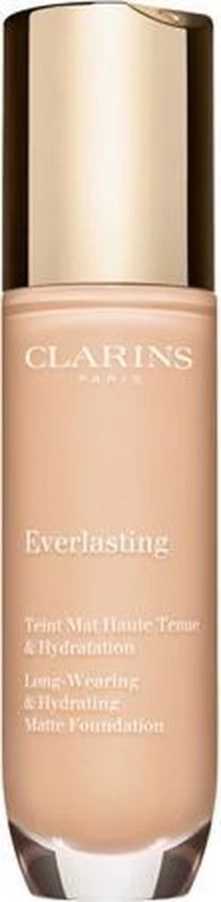 Clarins Everlasting Long-Wearing & Hydrating Matte Foundation - Long-Lasting Moisturizing Makeup With Matte Effect 30 Ml 107C -Mooi Leven 294x1200 3