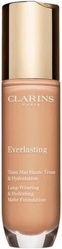 Clarins Everlasting Long-Wearing & Hydrating Matte Foundation - Long-Lasting Moisturizing Makeup With Matte Effect 30 Ml 107C -Mooi Leven 302x1200 2
