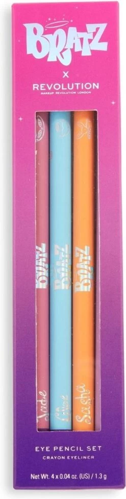 Makeup Revolution X Bratz Kohl Liner Set - Eyeliner/Oogpotlood Set - Pastel Lila, Roze, Oranje & Blauw 9 Makeup Revolution X Bratz Kohl Liner Set - Eyeliner/Oogpotlood Set - Pastel Lila, Roze, Oranje & Blauw -Mooi Leven 303x1200 10