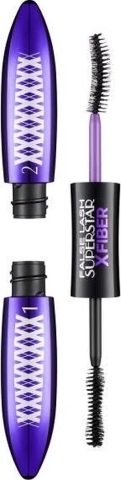 L'Oréal Paris False Lash Superstar X Fiber Mascara - Zwart -Mooi Leven 303x1200 8