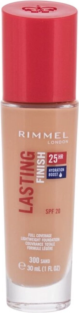 Rimmel London Lasting Finish Foundation - 300 Sand 16 Rimmel London Lasting Finish Foundation - 300 Sand - Afbeelding 14