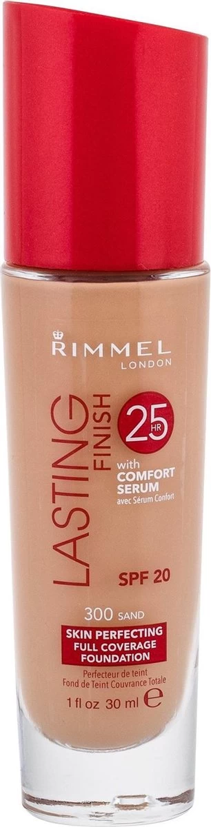 Rimmel London Lasting Finish Foundation - 300 Sand 14 Rimmel London Lasting Finish Foundation - 300 Sand - Afbeelding 12