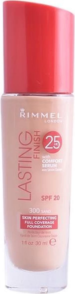 Rimmel London Lasting Finish Foundation - 300 Sand 15 Rimmel London Lasting Finish Foundation - 300 Sand - Afbeelding 13