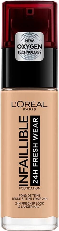 L'Oréal Paris Infaillible 24H Fresh Wear Foundation - 140 Golden Beige - Langhoudend -Mooi Leven 309x1200 2