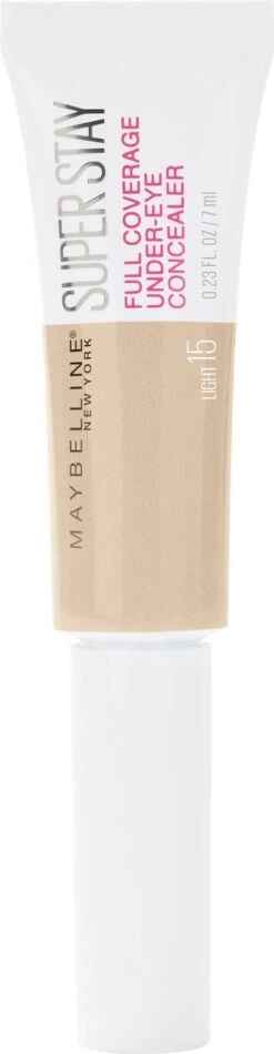 Maybelline SuperStay Under Eye Concealer - 15 Light – Matte Finish -Mooi Leven 312x1200 3