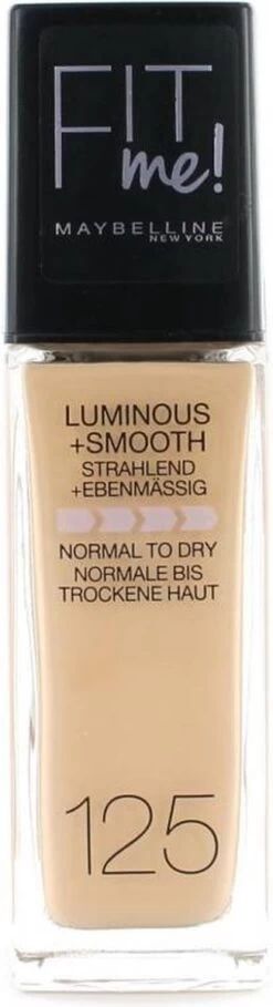 Maybelline Fit Me Luminous + Smooth Foundation - 125 Nude Beige