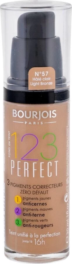 Bourjois 123 Perfect Foundation 057 Hâlé Clair -Mooi Leven 329x1200 4