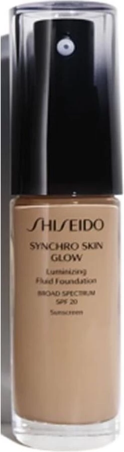 Shiseido Synchro Skin Glow Luminizing Fluid Foundation - N3 Neutral - 30 Ml - Foundation -Mooi Leven 330x1200 1