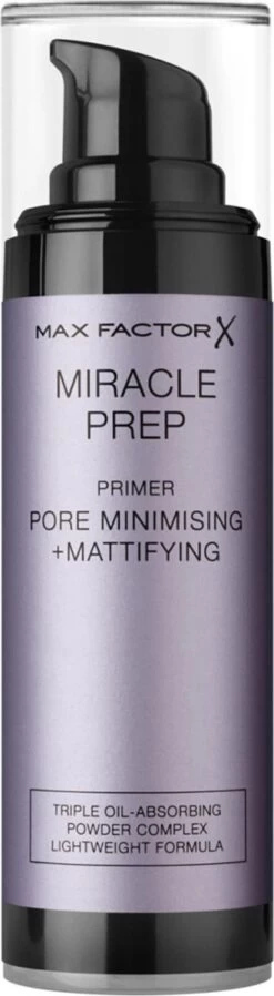 Max Factor Miracle Prep Primer Pore Minimising & Mattifying - 30 Ml -Mooi Leven 330x1200 2