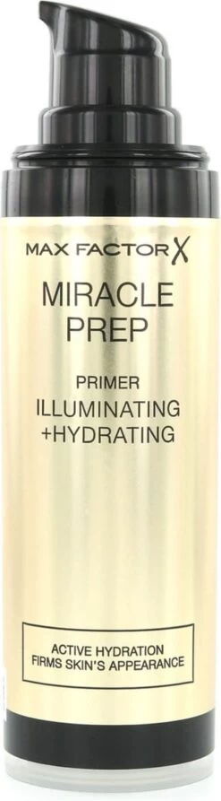 Max Factor Miracle Prep Primer Illuminating & Hydrating - 000 Transparant - 30 Ml -Mooi Leven 332x1200