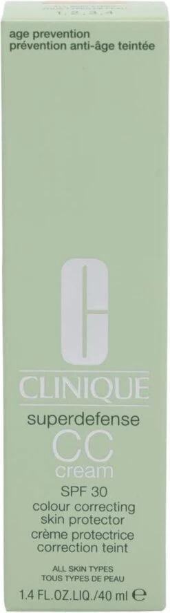 Clinique Superdefense CC Cream SPF30 - 04 Medium - CC Cream - 40 Ml -Mooi Leven 334x1200 2