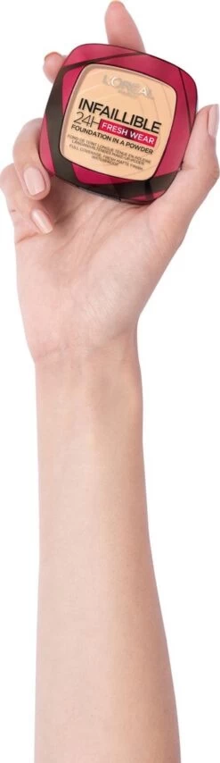 L’Oréal Paris Infaillible 24h Fresh Wear Powder Foundation - 220 Sand 24 L’Oréal Paris Infaillible 24h Fresh Wear Powder Foundation - 220 Sand -Mooi Leven 347x1200