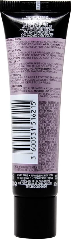 Maybelline Facestudio Primer - Protecting Primer SPF30 - 30ml -Mooi Leven 358x1200 4