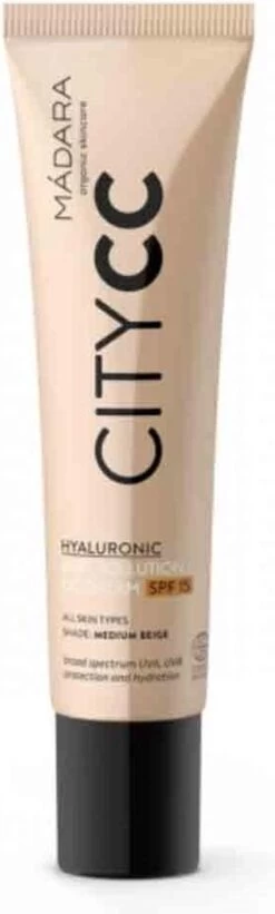 MÁDARA Anti-Pollution CC Cream SPF15 Medium Beige 40ml - Hyaluronzuur -UVA/UVB -Mooi Leven 361x1200 8