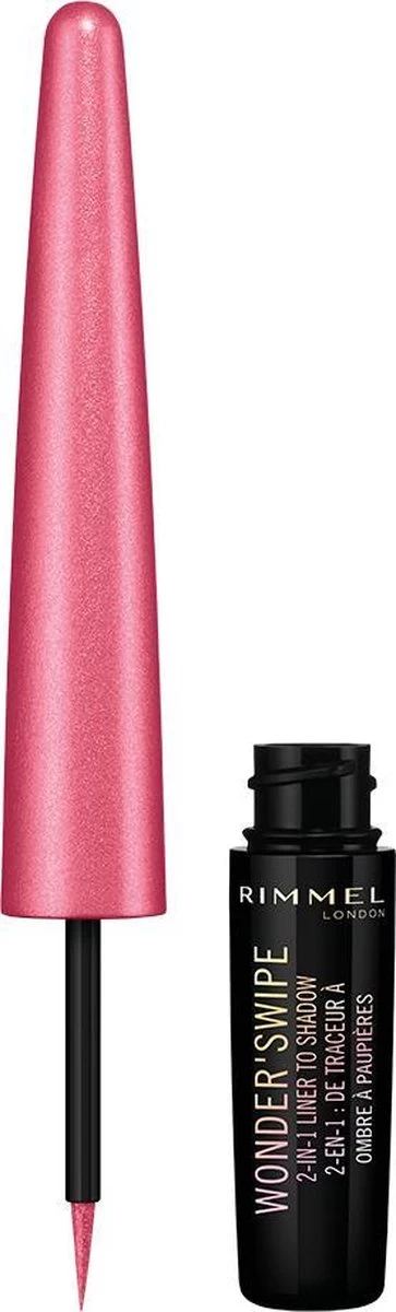 Rimmel London Wonder Swipe Eyeliner - 009 Mega Hottie Pink 4 Rimmel London Wonder Swipe Eyeliner - 009 Mega Hottie Pink - Afbeelding 2
