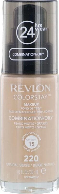 Revlon Colorstay Foundation With Pump - 220 Natural Beige (Oily Skin) 21 Revlon Colorstay Foundation With Pump - 220 Natural Beige (Oily Skin) -Mooi Leven 368x1200 1