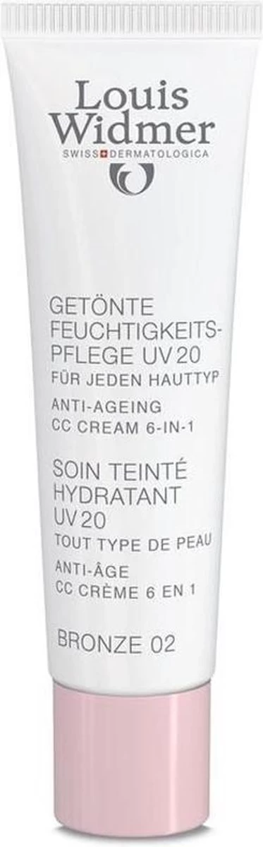 Louis Widmer CC-cream (getinte Dagverzorging UV20) Nr.2 Bronze Ongeparfumeerd 3 Louis Widmer CC-cream (getinte Dagverzorging UV20) Nr.2 Bronze Ongeparfumeerd