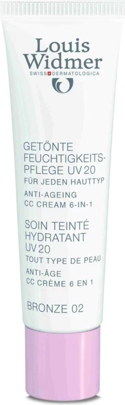 Louis Widmer CC-cream (getinte Dagverzorging UV20) Nr.2 Bronze Ongeparfumeerd 9 Louis Widmer CC-cream (getinte Dagverzorging UV20) Nr.2 Bronze Ongeparfumeerd -Mooi Leven 373x1200 3