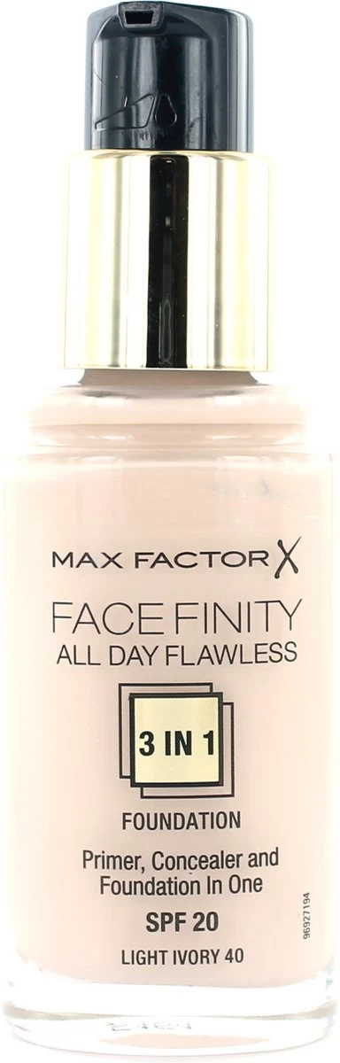 Max Factor Facefinity All Day Flawless 3-in-1 Liquid Foundation - 040 Ivory 3 Max Factor Facefinity All Day Flawless 3-in-1 Liquid Foundation - 040 Ivory