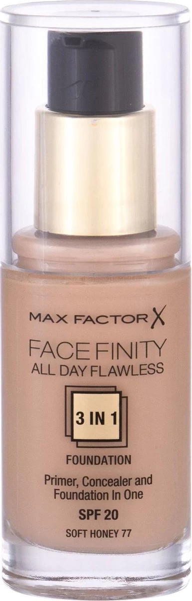 Max Factor Facefinity All Day Flawless 3-in-1 Liquid Foundation - 077 Soft Honey 10 Max Factor Facefinity All Day Flawless 3-in-1 Liquid Foundation - 077 Soft Honey - Afbeelding 8