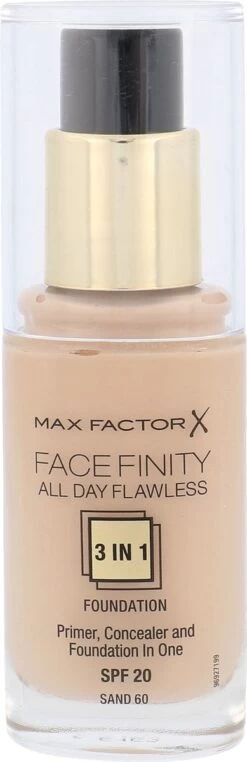 Max Factor All Day Flawless 3 In 1 Foundationmake-up Pompflacon Crème 30 Ml